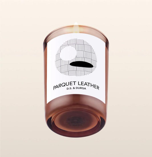850034751443 Parquet Leather Candle 7oz
