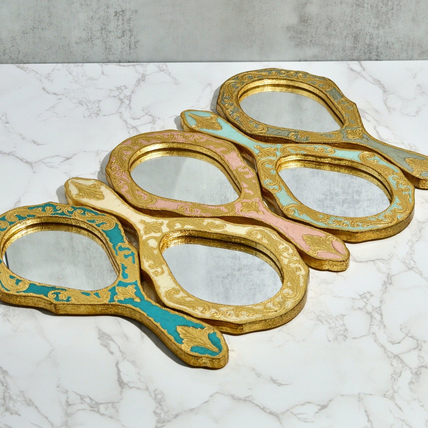 Hand-Crafted Florentine Mirror
