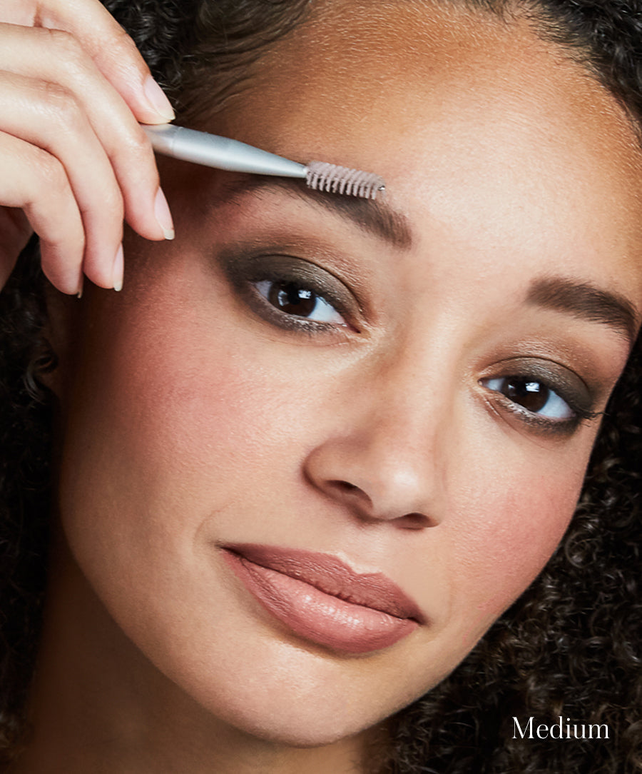 Back2Brow Powder Medium - muted, medium warm brown ideal for brown/auburn hair 816248022229