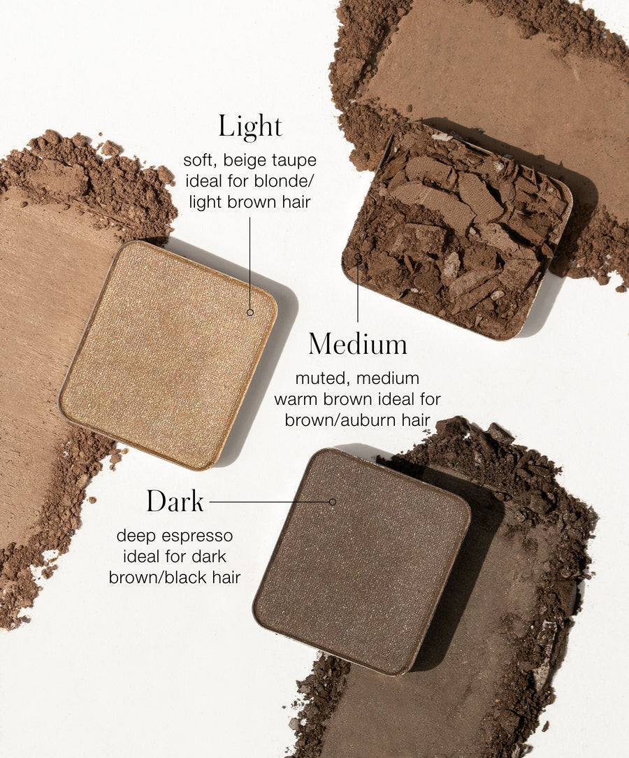 Back2Brow Powder Medium - muted, medium warm brown ideal for brown/auburn hair 816248022229