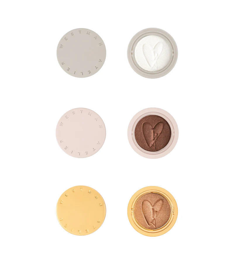 Eye Pods Les Jours - Chocolat/rich chocolate, Tabac/warm bronze, Neige/iridescent ivory 810102030290
