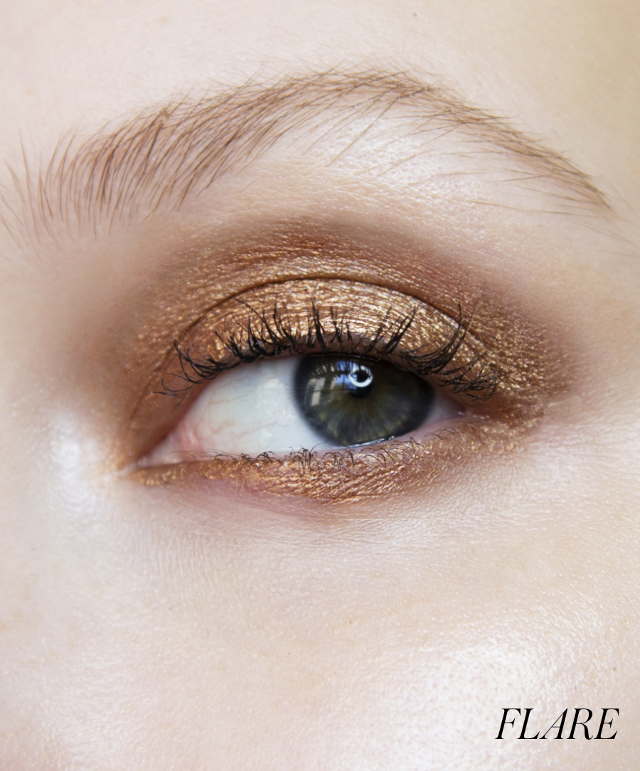 Eyelights Cream Eyeshadow FLARE - deep warm gold 816248025039