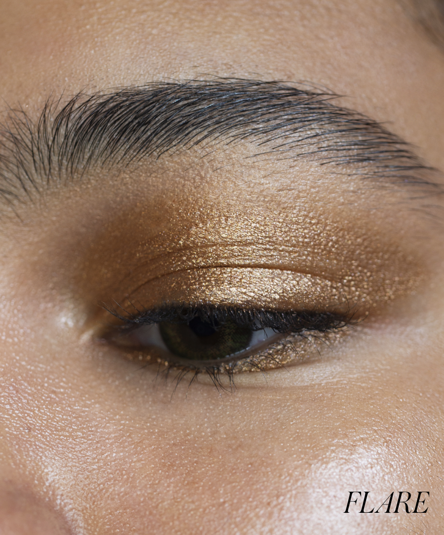 Eyelights Cream Eyeshadow FLARE - deep warm gold 816248025039