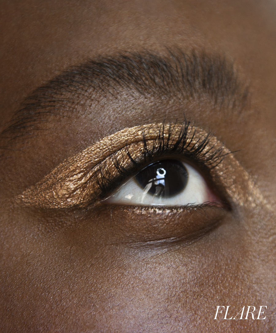 Eyelights Cream Eyeshadow FLARE - deep warm gold 816248025039