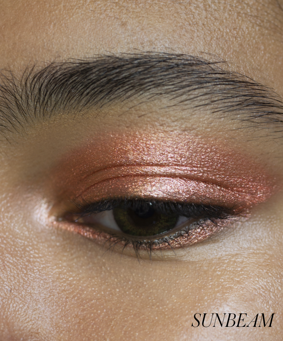 Eyelights Cream Eyeshadow SUNBEAM - a golden coral with a hint of peach 816248025008