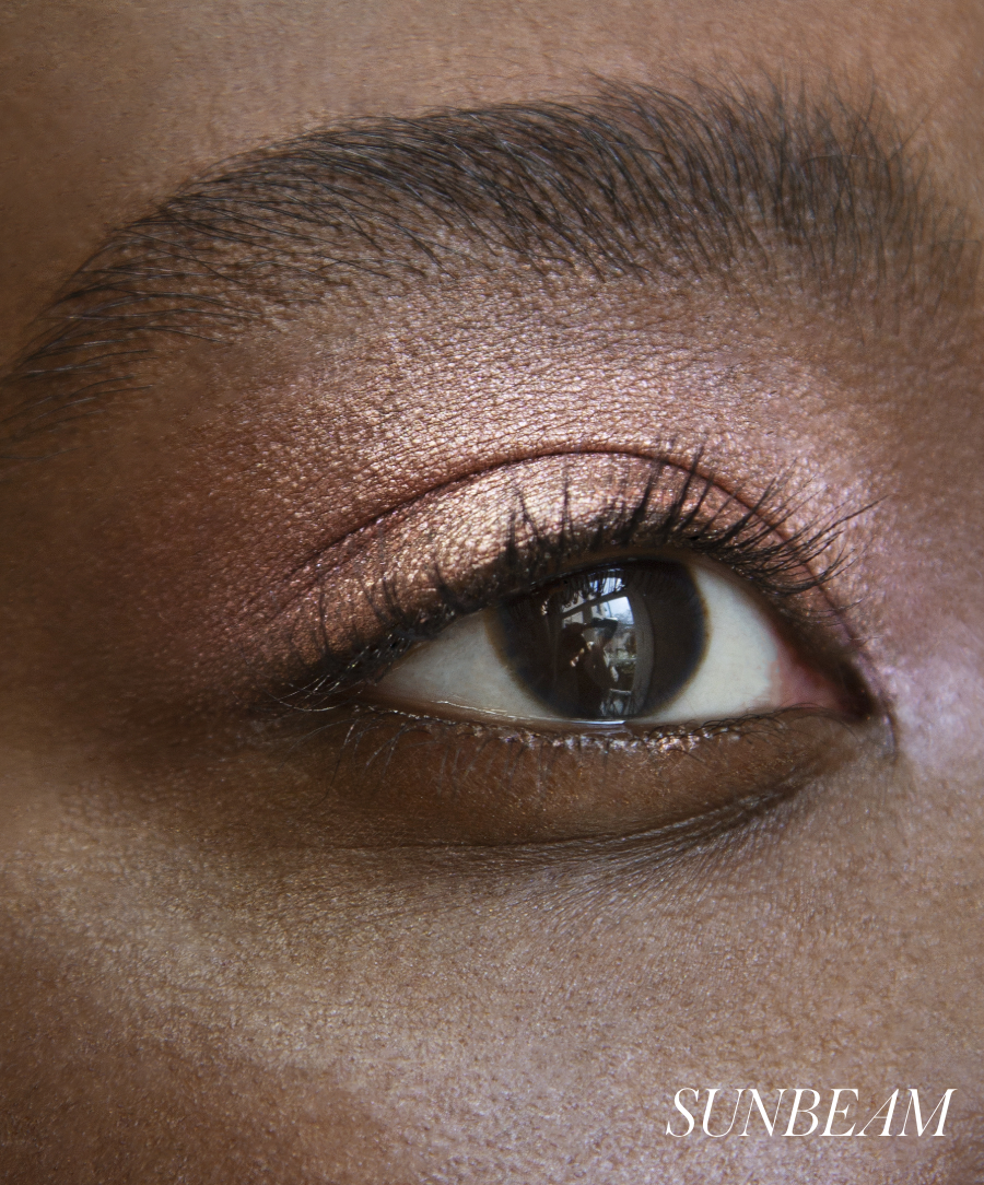 Eyelights Cream Eyeshadow SUNBEAM - a golden coral with a hint of peach 816248025008