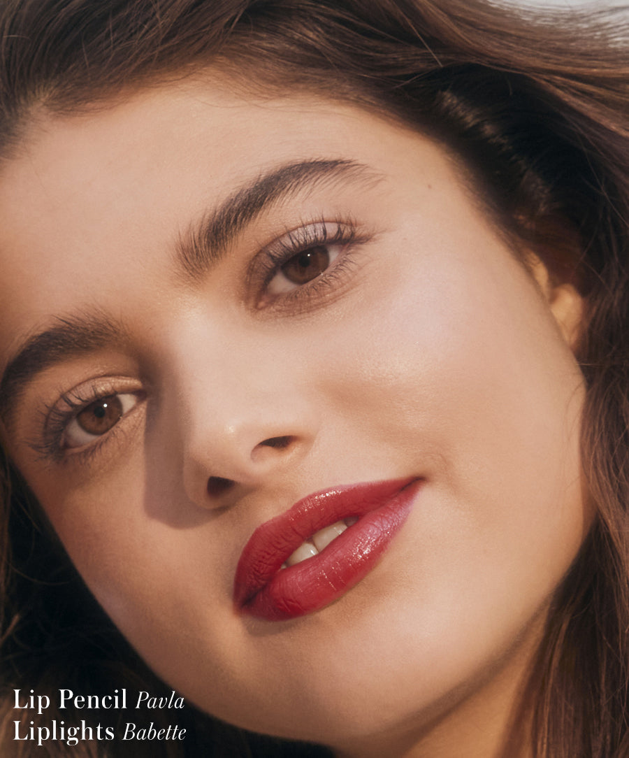 Liplights Cream Lip Gloss BABETTE - sheer orange based red with a subtle shimmer 816248025862
