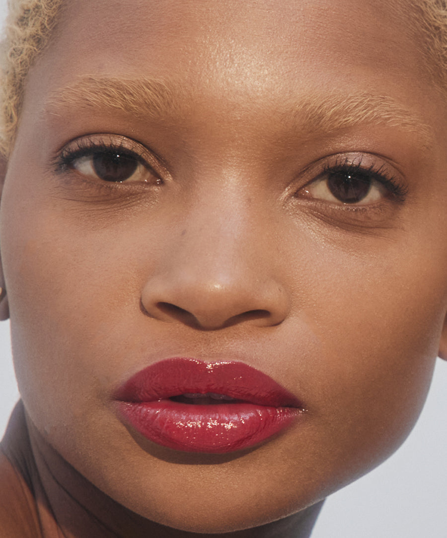 Liplights Cream Lip Gloss BABETTE - sheer orange based red with a subtle shimmer 816248025862