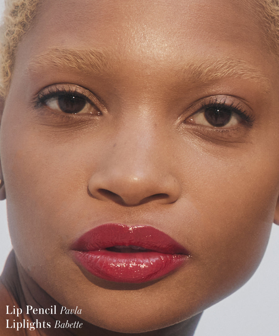 Liplights Cream Lip Gloss BABETTE - sheer orange based red with a subtle shimmer 816248025862
