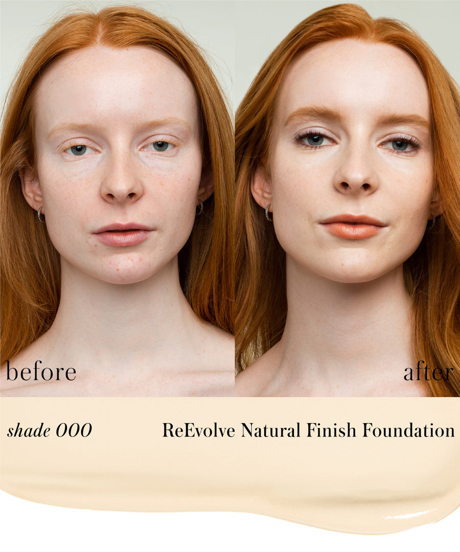 ReEvolve Natural Finish Liquid Foundation 00 - a light shade for fair skin / Full Size 816248022250
