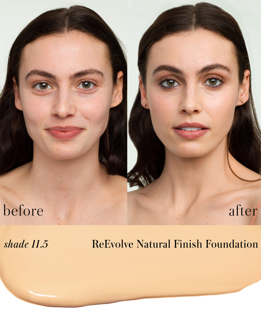ReEvolve Natural Finish Liquid Foundation 11.5 - buff beige with neutral undertones / Full Size 816248022274