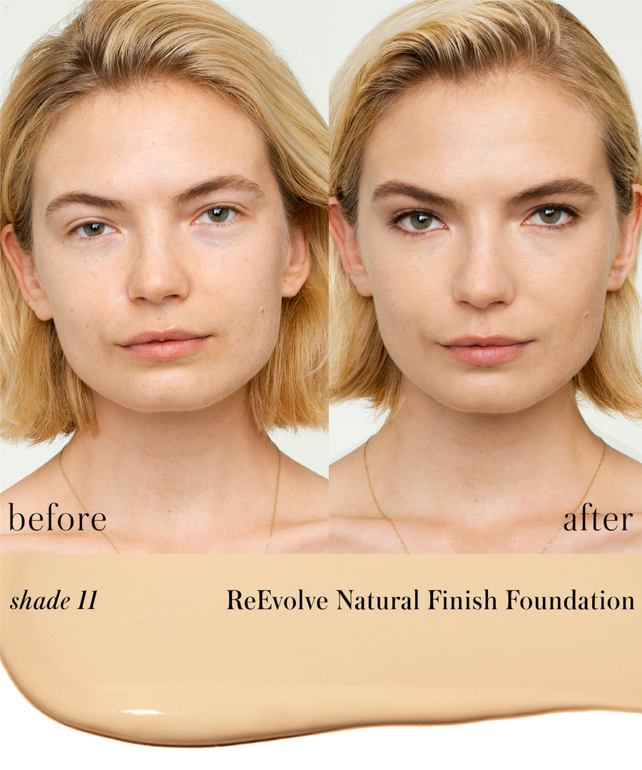 ReEvolve Natural Finish Liquid Foundation 11 - ivory with slight golden base / Full Size 816248022267