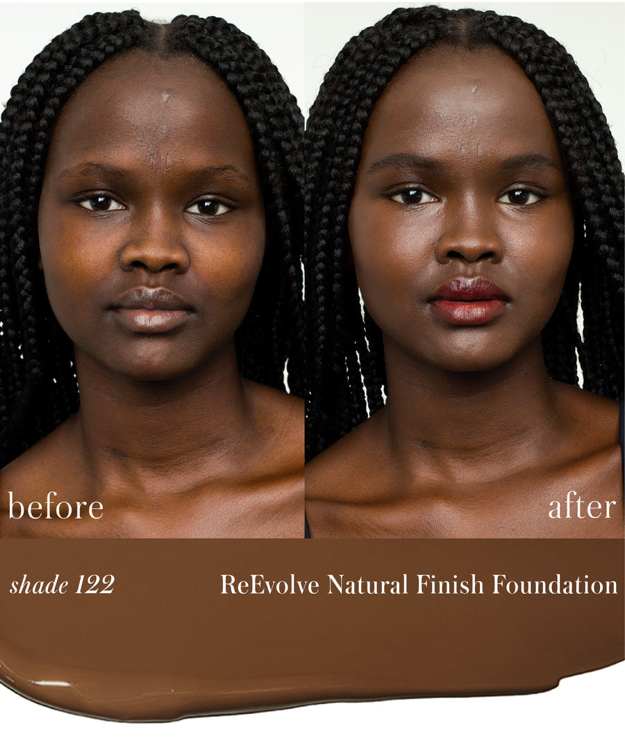 ReEvolve Natural Finish Liquid Foundation 122 - rich ebony / Full Size 816248022397