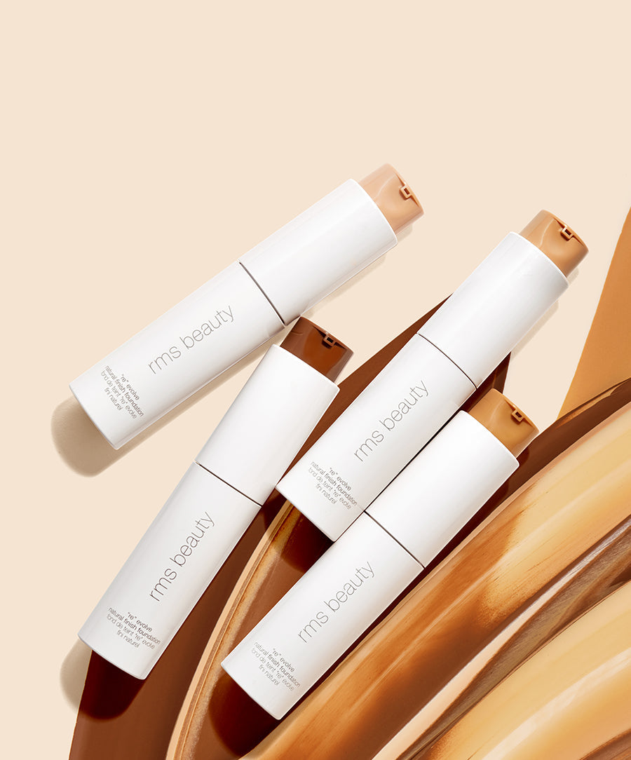 ReEvolve Natural Finish Liquid Foundation 55 - tanned amber for olive skin tones / Full Size 816248022335