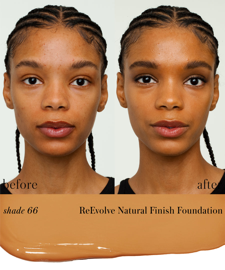 ReEvolve Natural Finish Liquid Foundation 66 - golden sienna / Full Size 816248022342