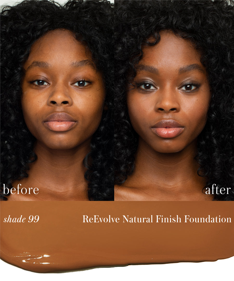 ReEvolve Natural Finish Liquid Foundation 99 - rich light mahogany / Full Size 816248022373