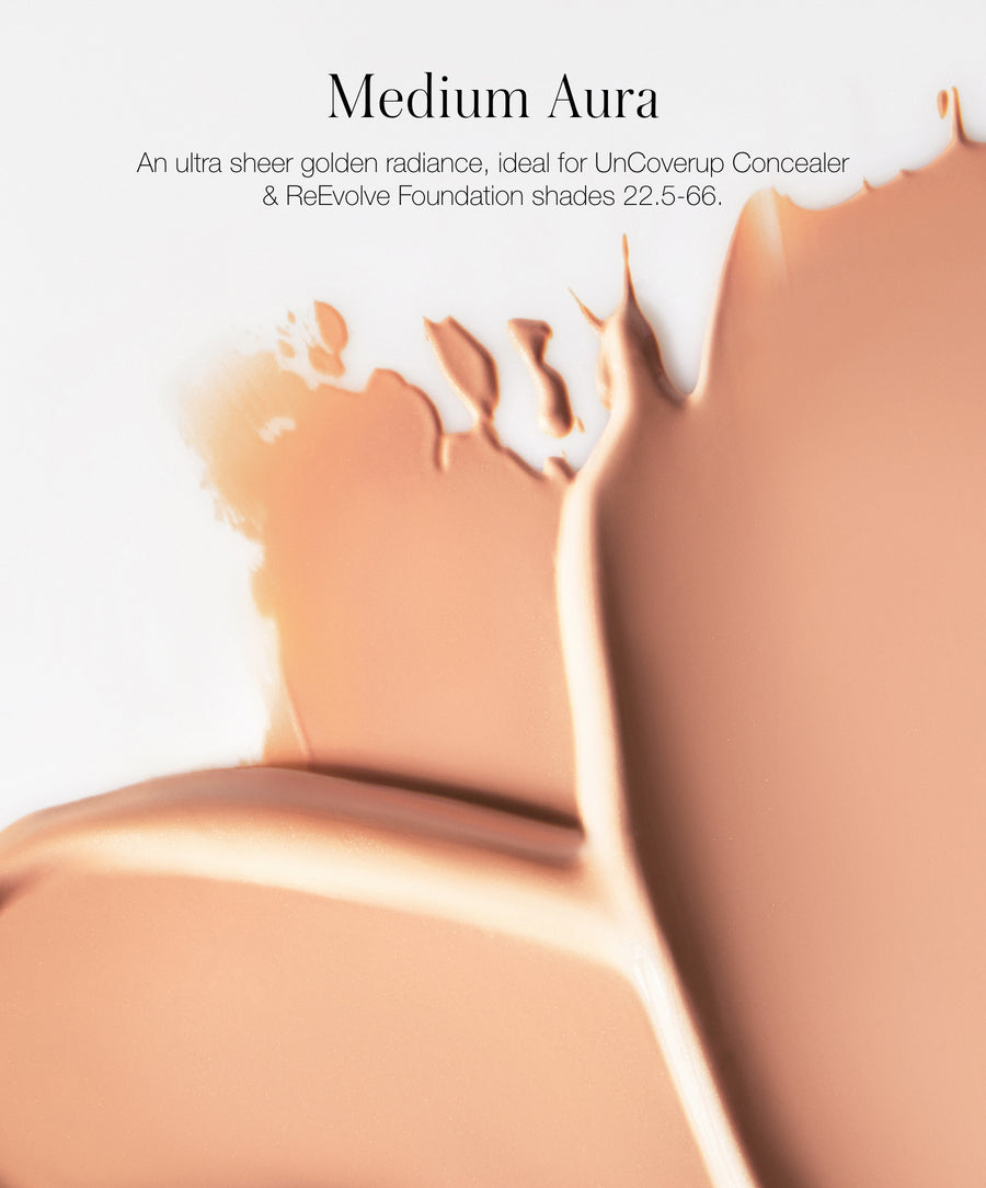 SuperNatural Radiance Serum Broad Spectrum SPF 30 Sunscreen MEDIUM AURA - An ultra sheer golden radiance 816248026340