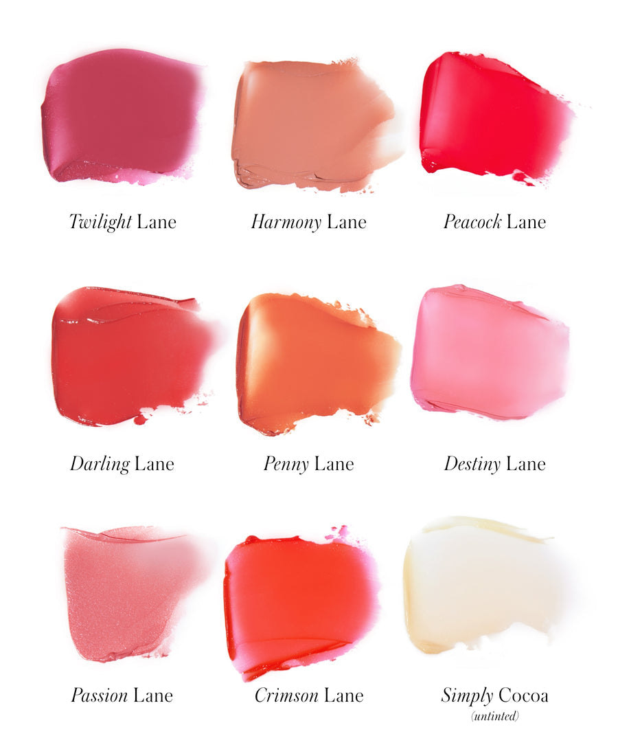 Tinted Daily Lip Balm DESTINY LANE - a bright and modern sheer fuchsia pink 816248023028