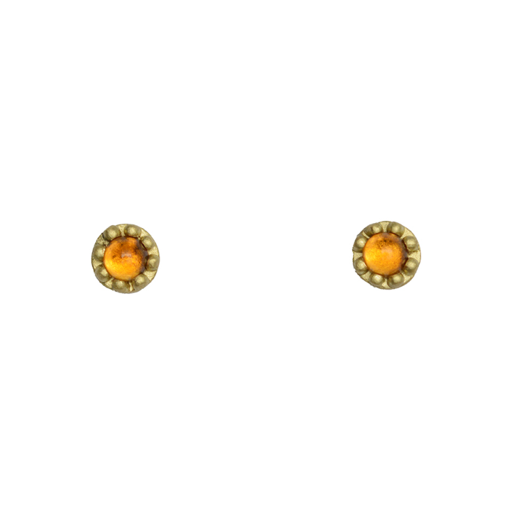 Citrine studs