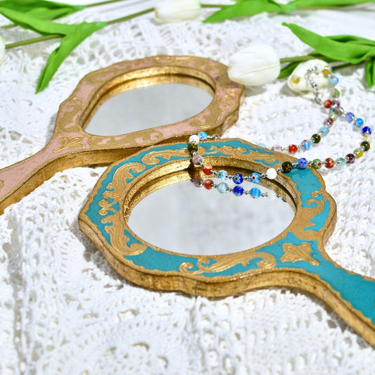 Hand-Crafted Florentine Mirror