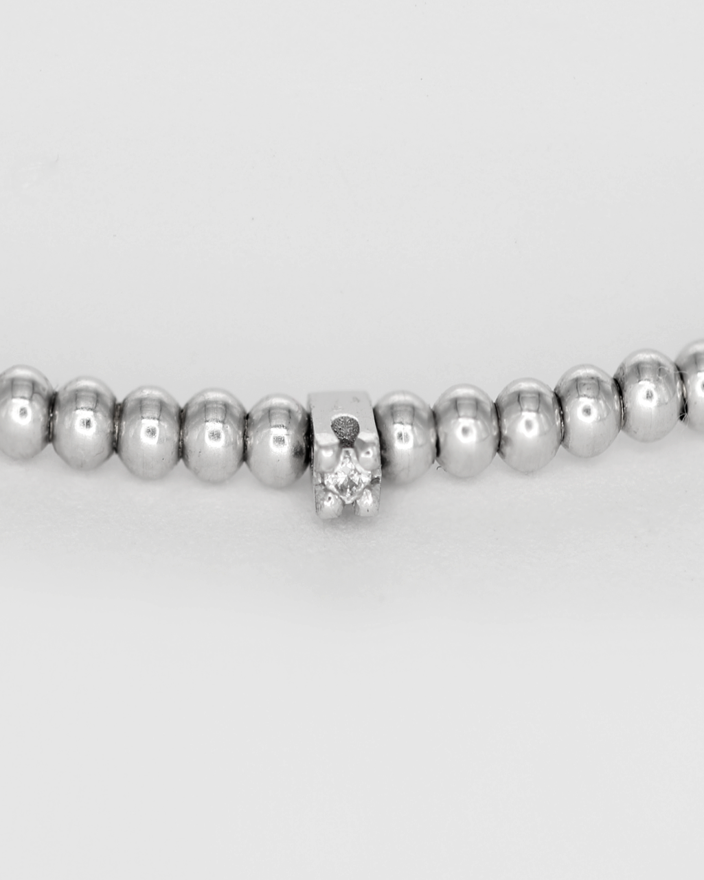 Stackable Bracelet in White Gold