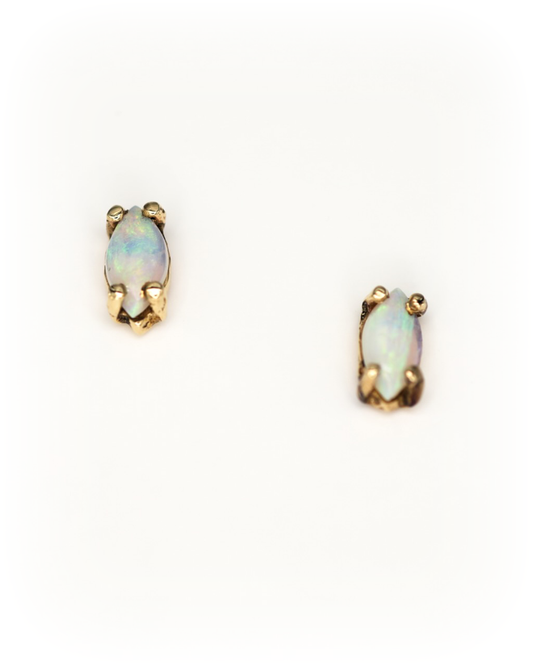 Marquise Opal Studs