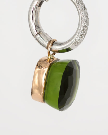 Nudo Inspired Prasiolite Earrings