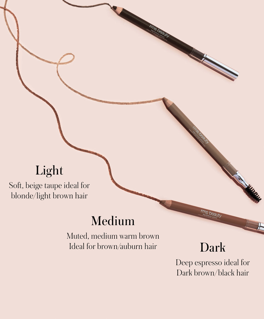 Back2Brow Pencil Medium - muted, medium warm brown ideal for brown/auburn hair 816248025619