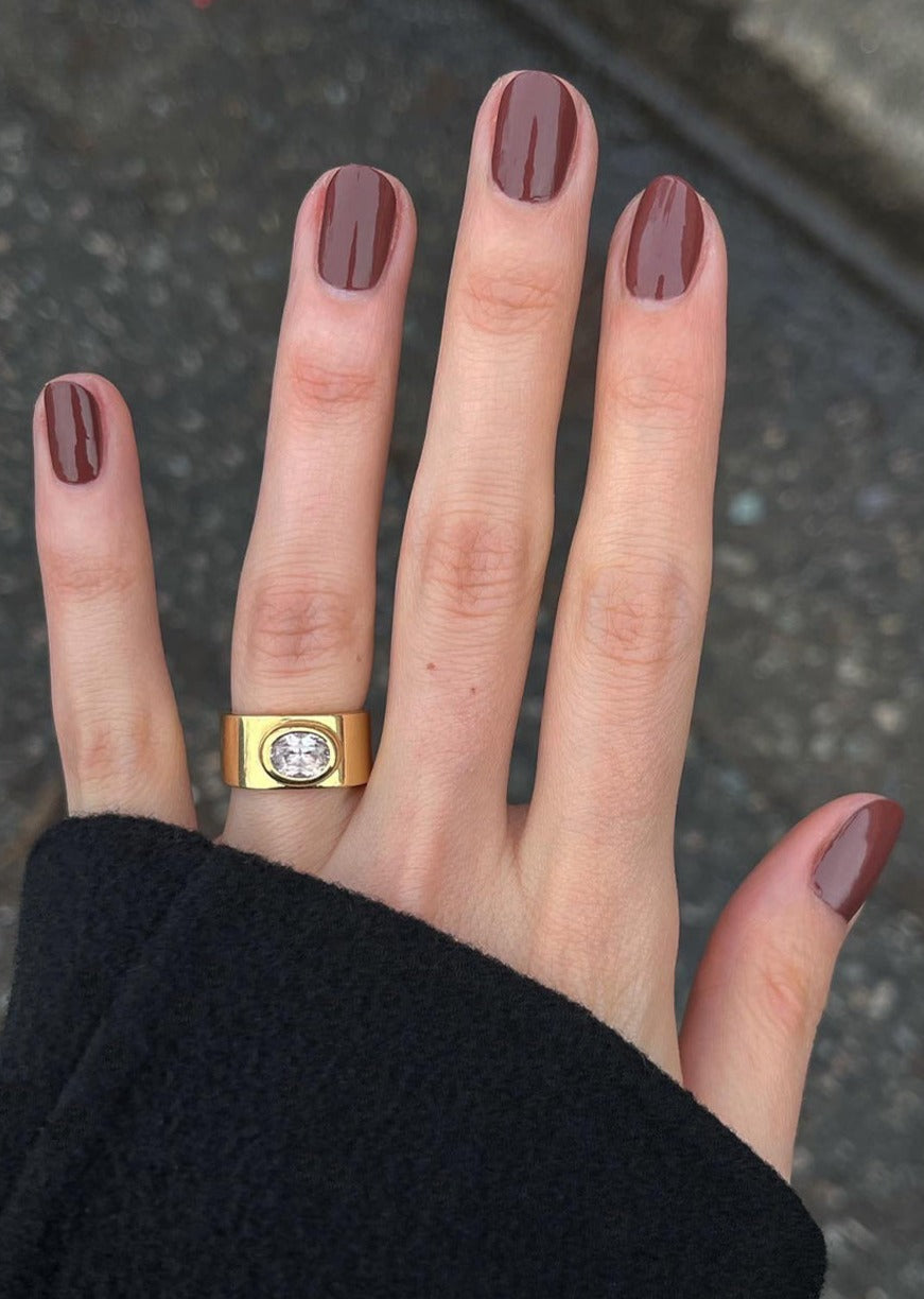 Chocolate Cosmos Nail Polish – Felico at Frenchy's