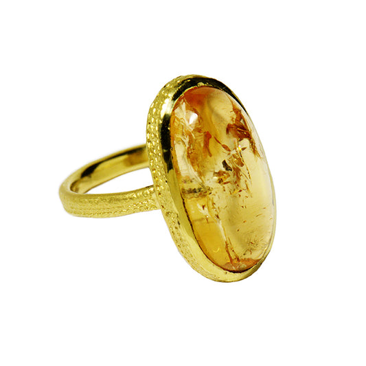 Imperial Topaz Textural Ring fl-r153g18impt