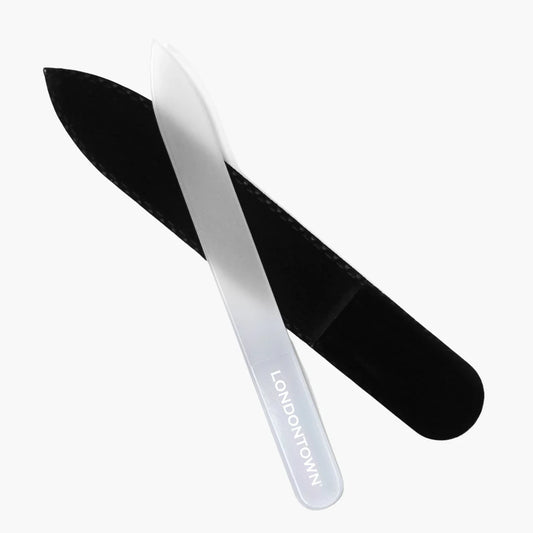 Glass Nail File - Milky