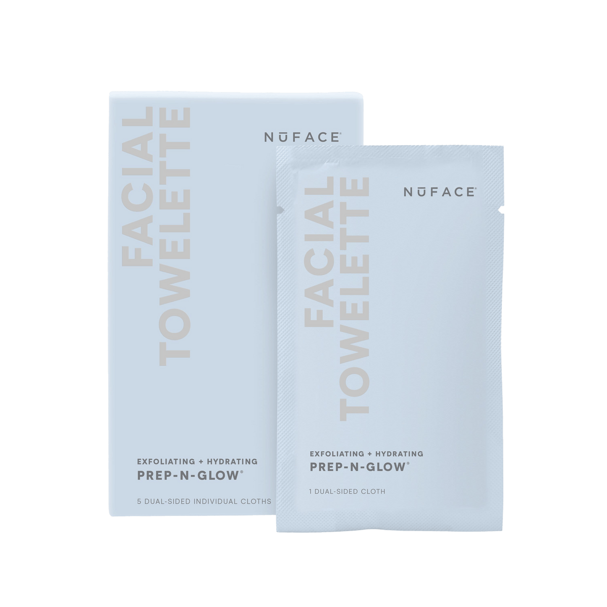 810075940312 Prep N Glow Exfoliating and Hydrating Facial Wipes