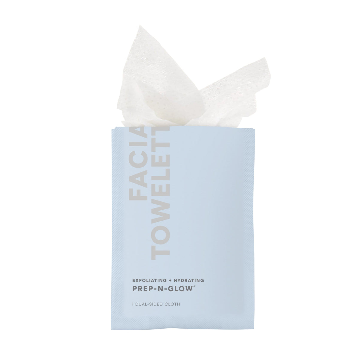 810075940312 Prep N Glow Exfoliating and Hydrating Facial Wipes