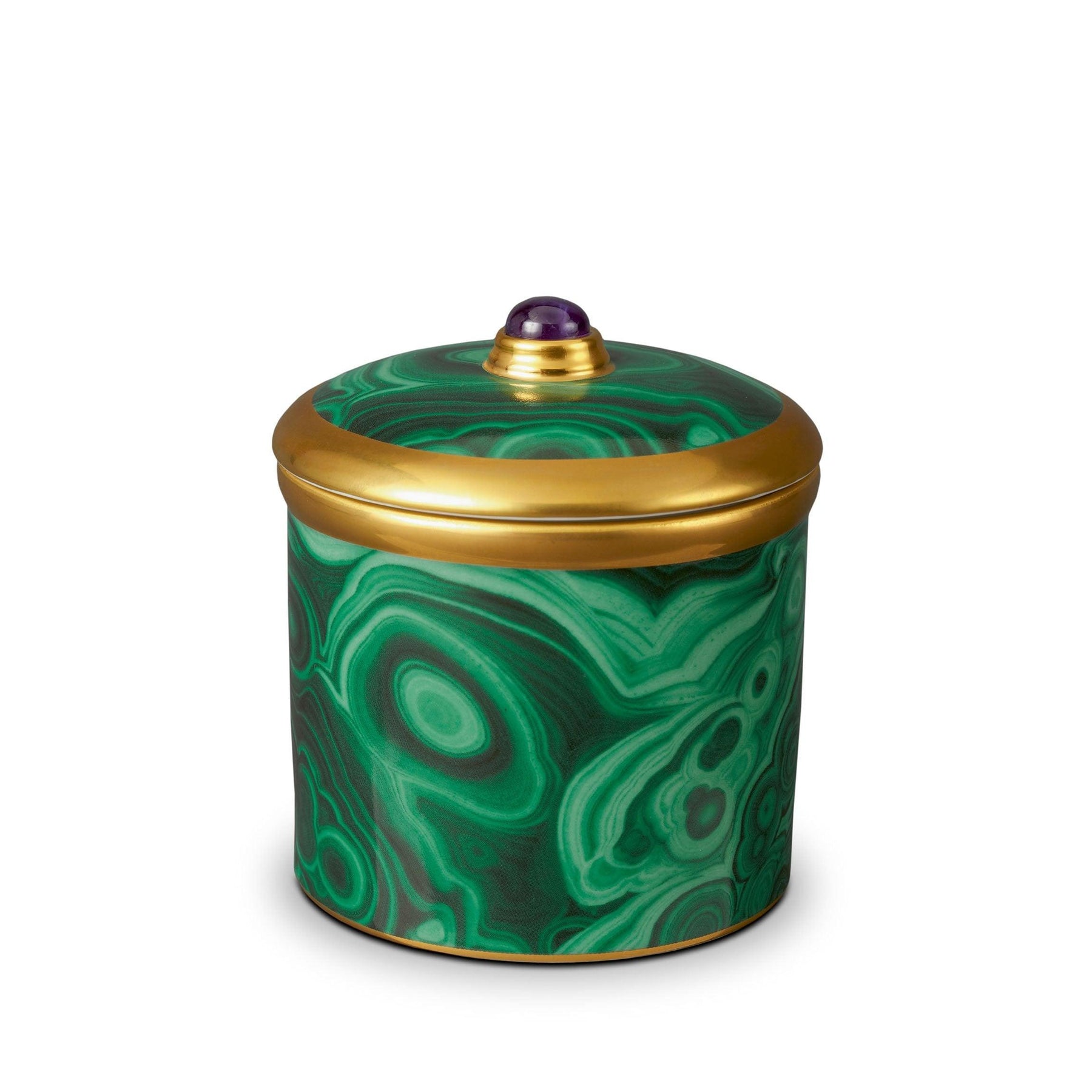 816279011865 Malachite Candle -350g