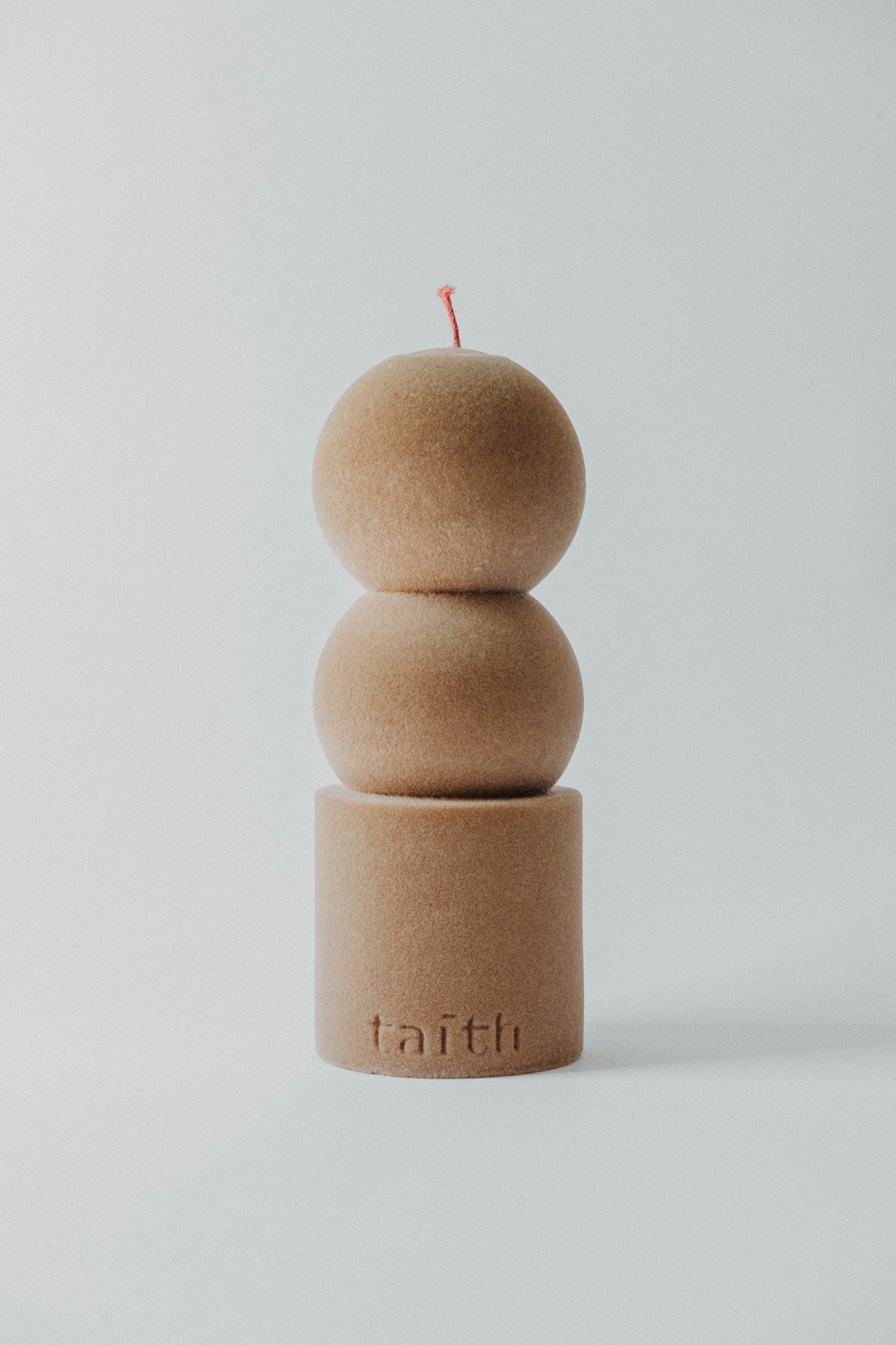 111111111253 Lilu Candle Velvet Edition Cookie Beige