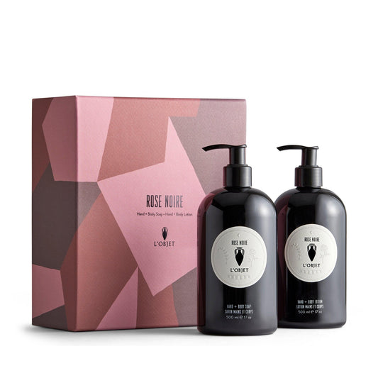 810009643319 Hand and Body Lotion + Hand and Body Soap Gift Set - Rose Noir